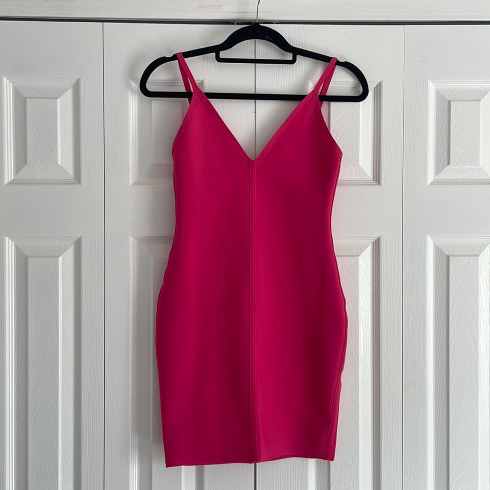 Pink bandage dress M never worn